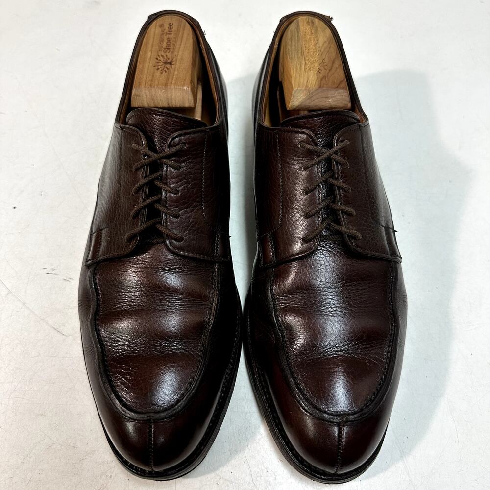 NEW HEELS Crockett & Jones x Brooks Brothers Split Toe Scotch Grain England 10 D - Picture 4 of 16
